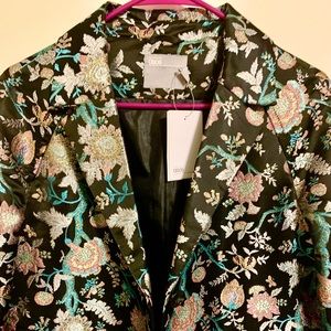 Asos Floral Trench Coat
